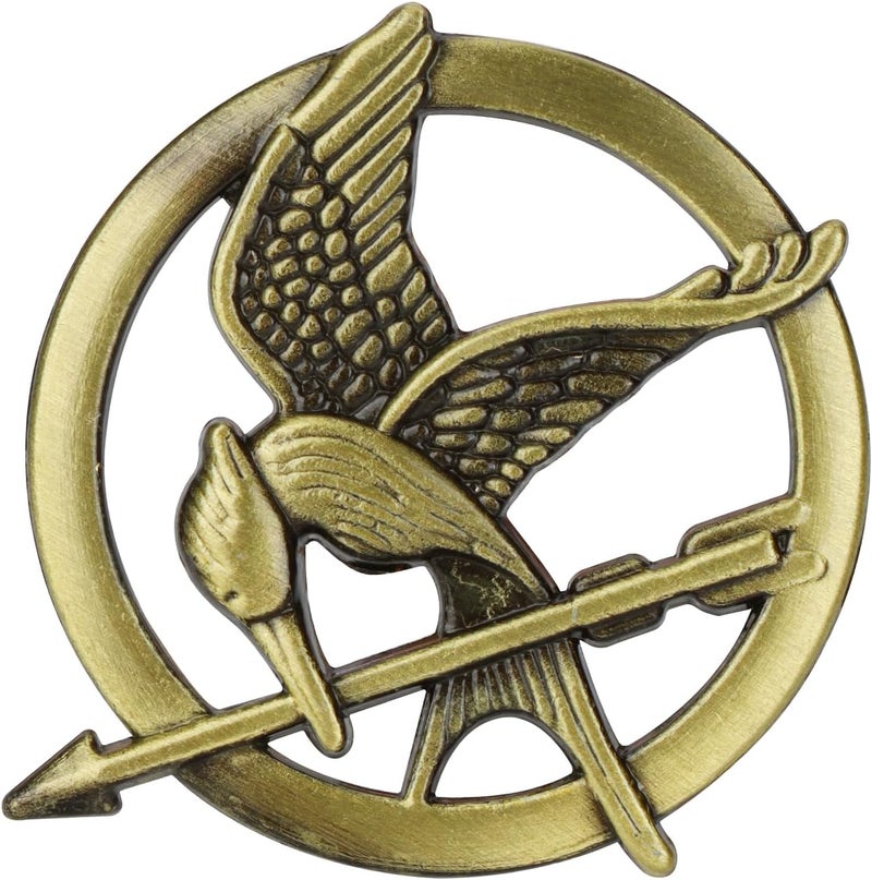 EKZ The Katniss Everdeen Cosplay Prop Replica Mockingjay Pin for Hunger Games Movie Enthusiasts - A Symbol of Rebellion and Hope - Image 1